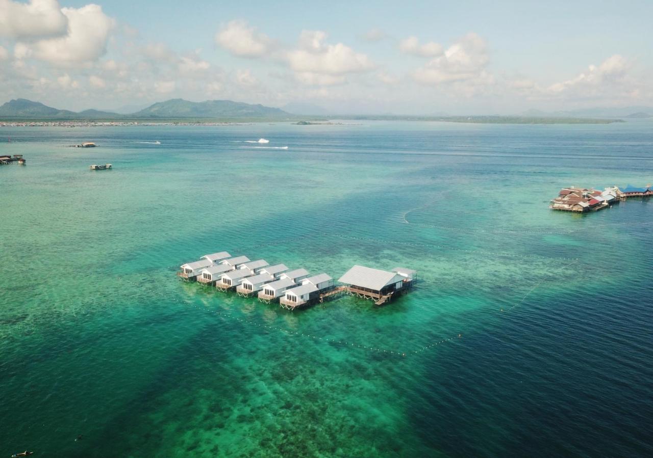 Hotel Shun Shun Water Bungalows Semporna Exterior foto