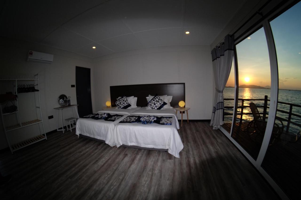 Hotel Shun Shun Water Bungalows Semporna Exterior foto