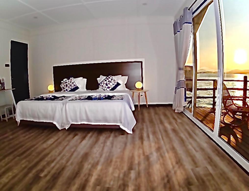 Hotel Shun Shun Water Bungalows Semporna Exterior foto